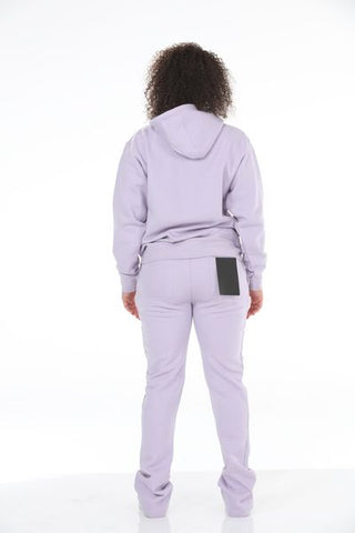 Orchid Stacked Flare Sweatsuit