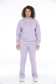 Orchid Stacked Flare Sweatsuit