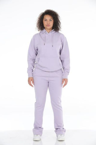 Orchid Stacked Flare Sweatsuit