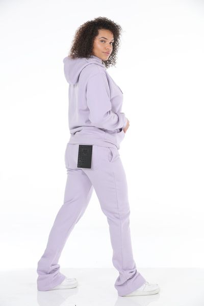Orchid Stacked Flare Sweatsuit