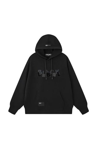 BLACK LABEL Hoodie Black