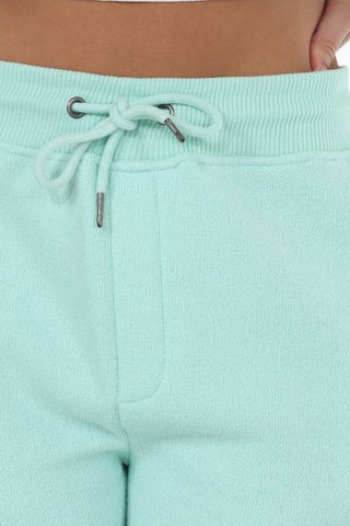 MInt Nantucket Knit Stacked Flare Sweatsuit