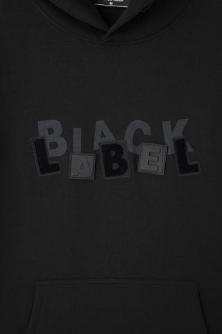 BLACK LABEL Hoodie Black